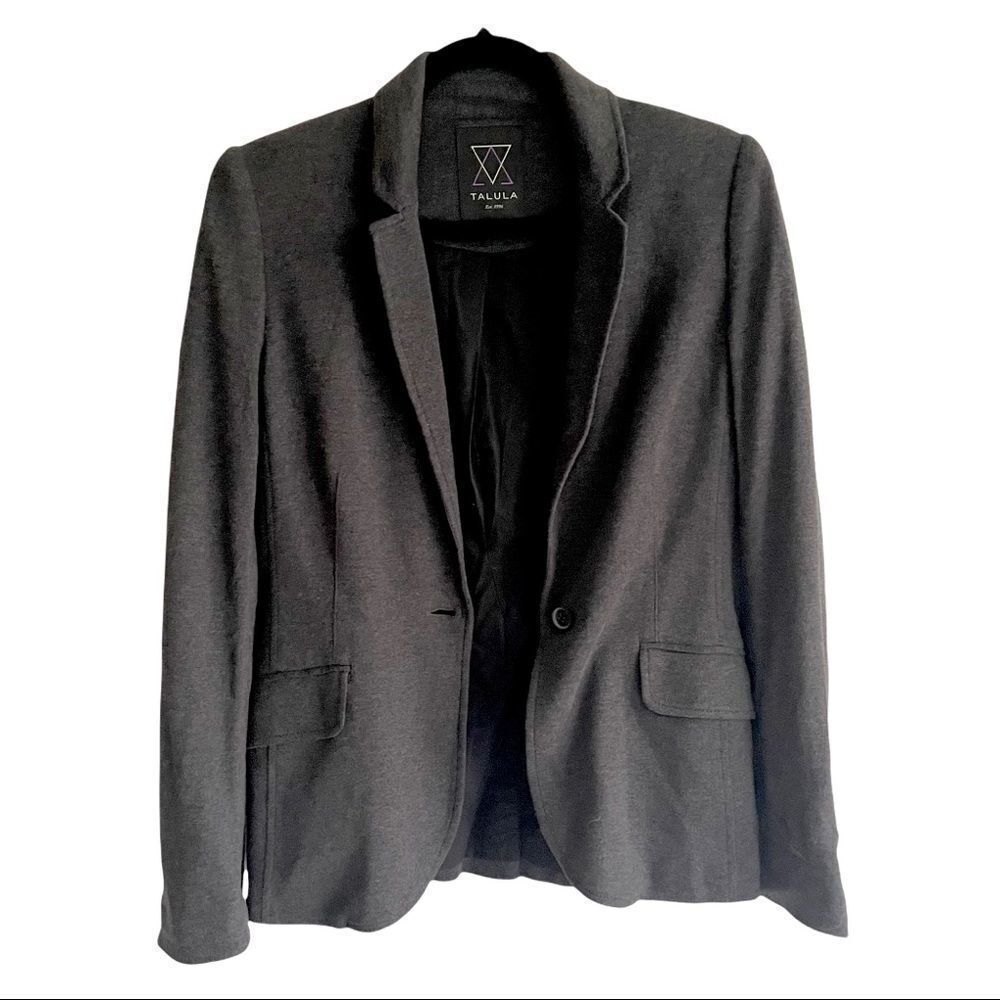 ARITZIA Talula Blazer Charcoal Grey Size 4